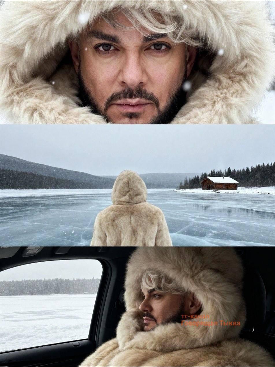 Тем временем Филипп Киркоров заявил, что готов закрыть тренд. Даже ИИ не смогло скрыть темные круги под глазами артиста.