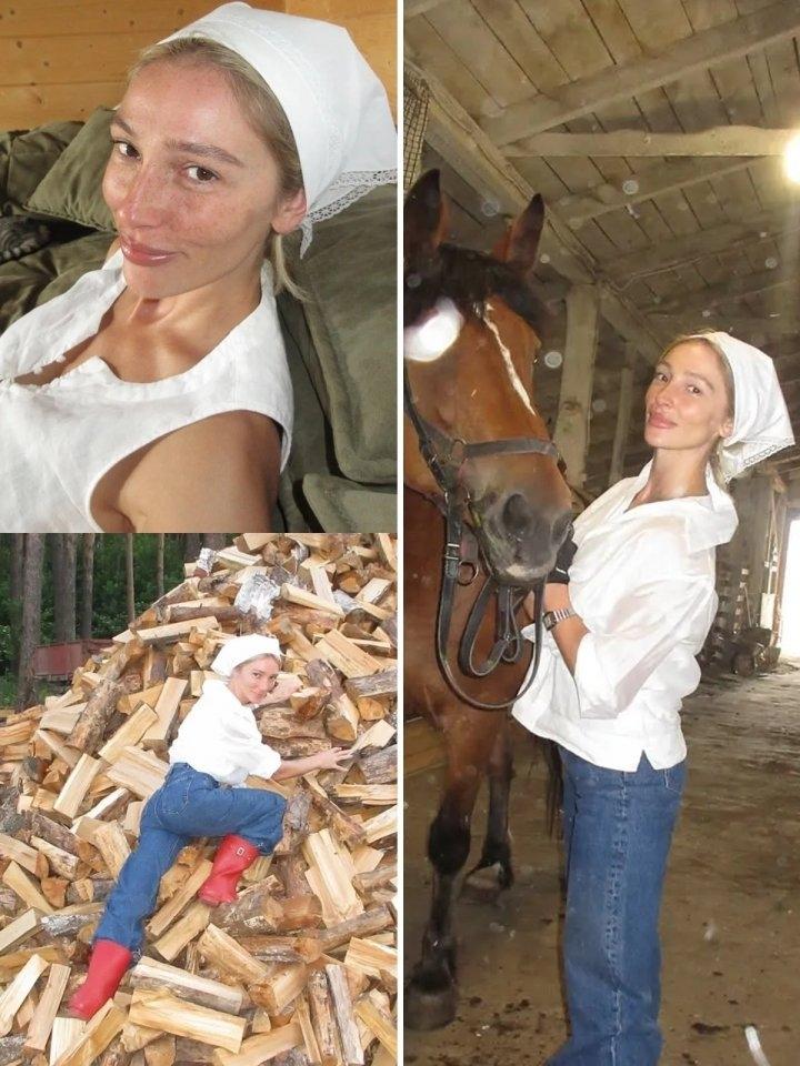 «Доска с дойками» или новое счастье: деревенские фото Насти Ивлеевой с мужем спровоцировали жесткий бьюти-хейт в Сети 😨