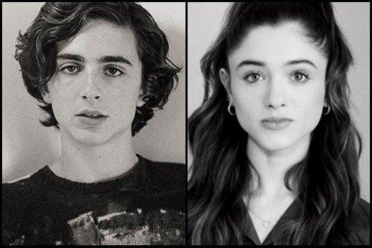 КАК ЖЕ ОНИ ПОХОЖИ 😰 Если бы у Тимоти Шаламе была сестра-близнец, она определенно выглядела бы как Натали Дайер. Сходство звезд «Дюны» и «Очень странных дел» иногда пугает: те же выразительные скулы, копна вьющихся волос и меланхоличный взгляд.