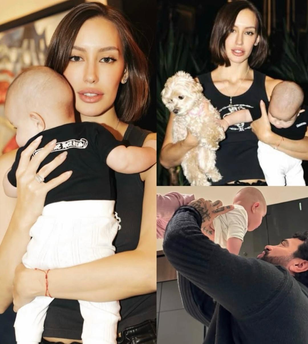 «Держит как щенка»: Валентина Иванова показала пятимесячную дочь от Тимати😅